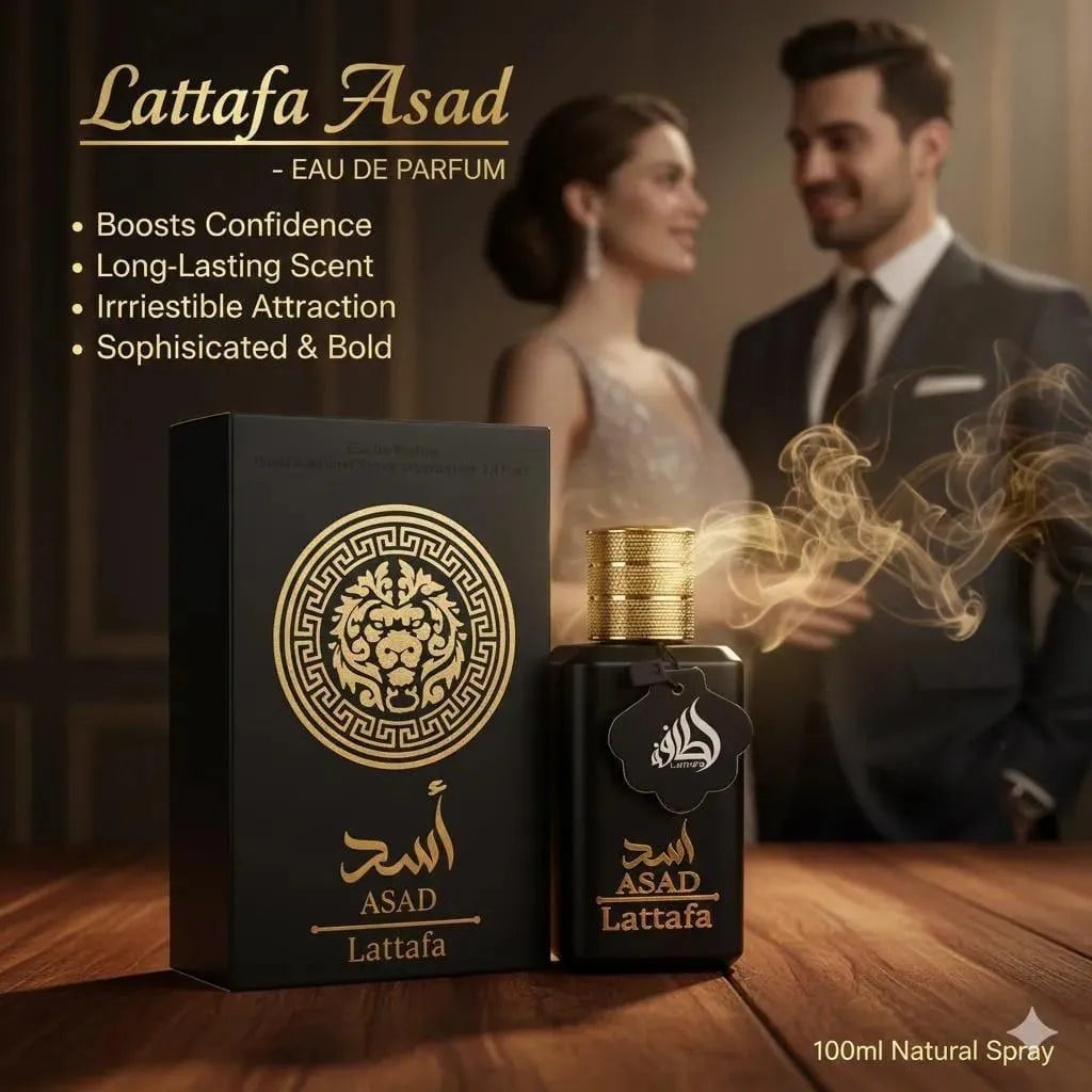 Lattafa Asad Eau de Parfum Black Unisex 100ml