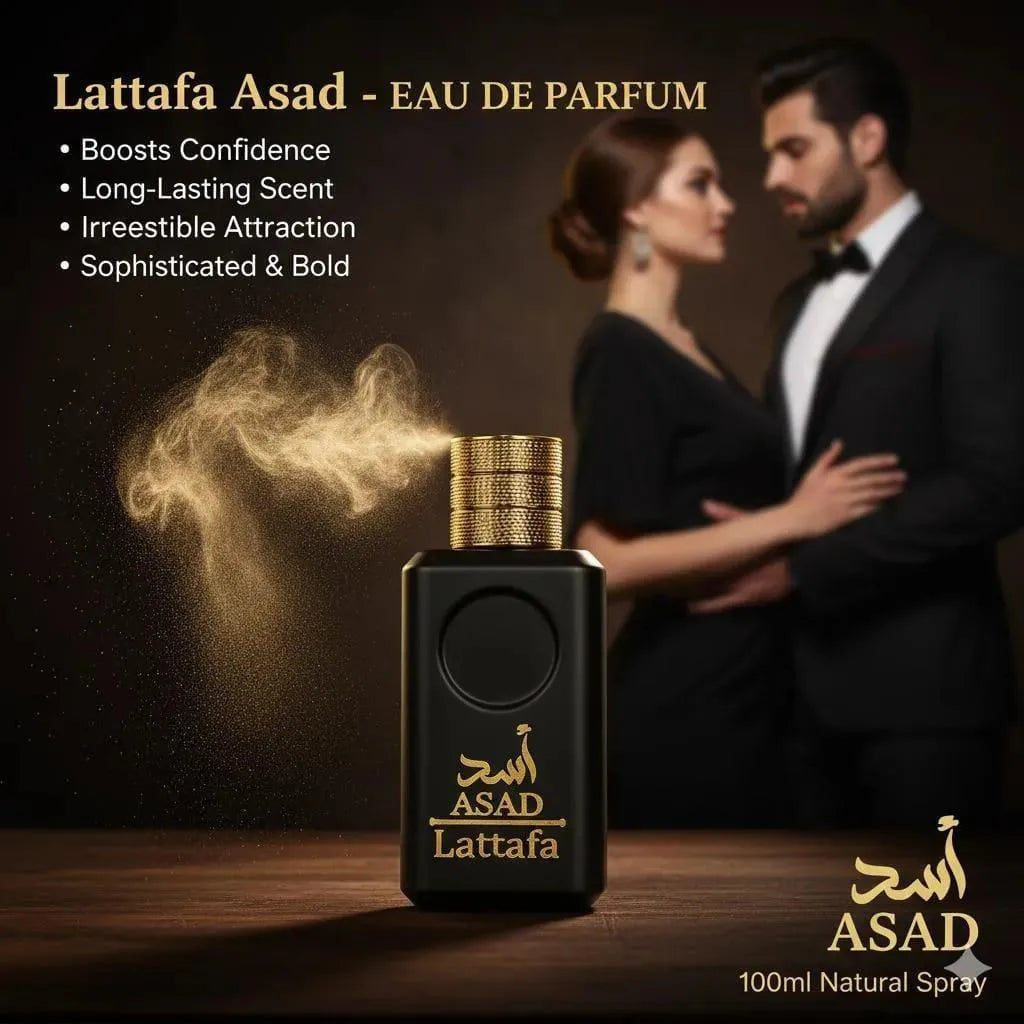 Lattafa Asad Eau de Parfum Black Unisex 100ml