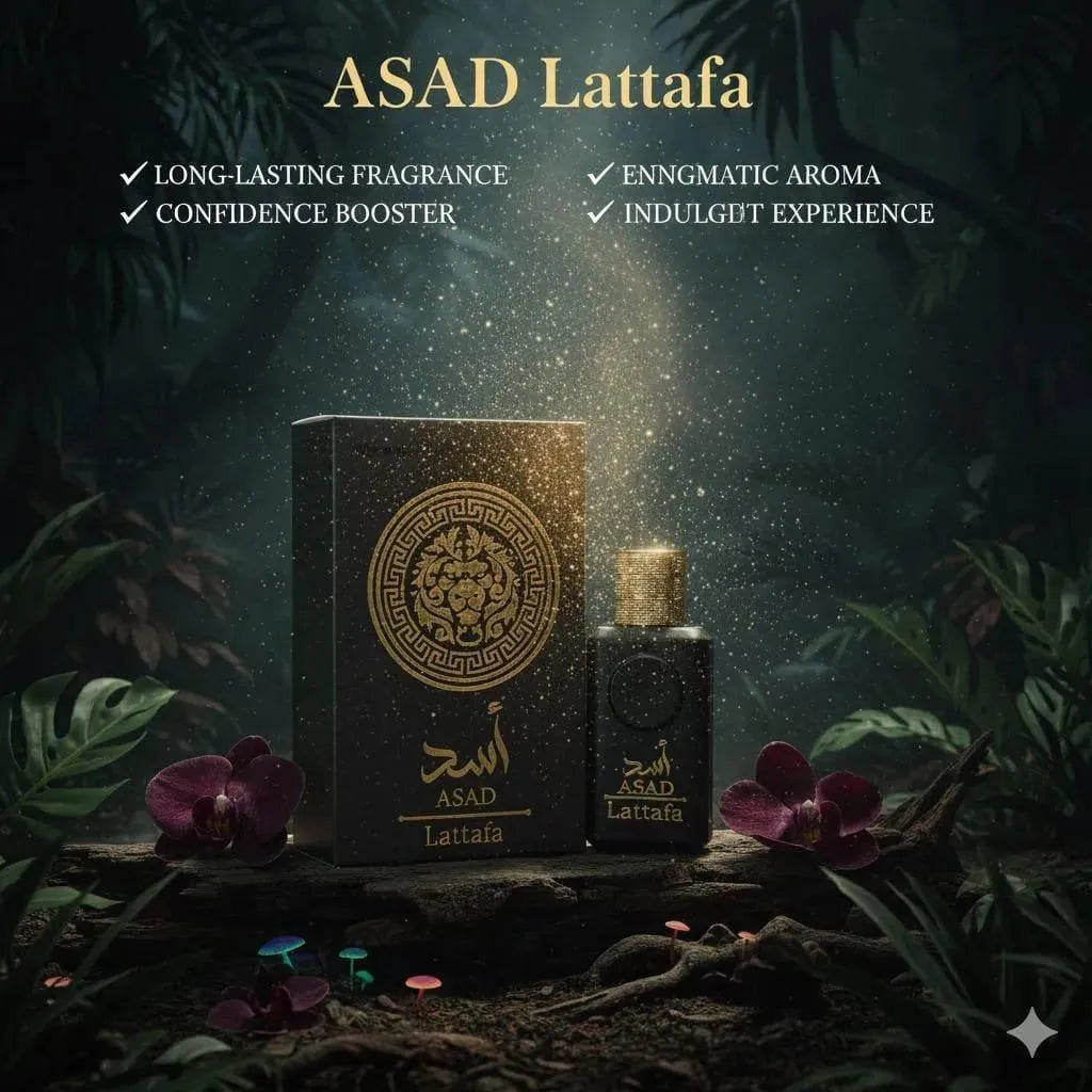 Lattafa Asad Eau de Parfum Black Unisex 100ml