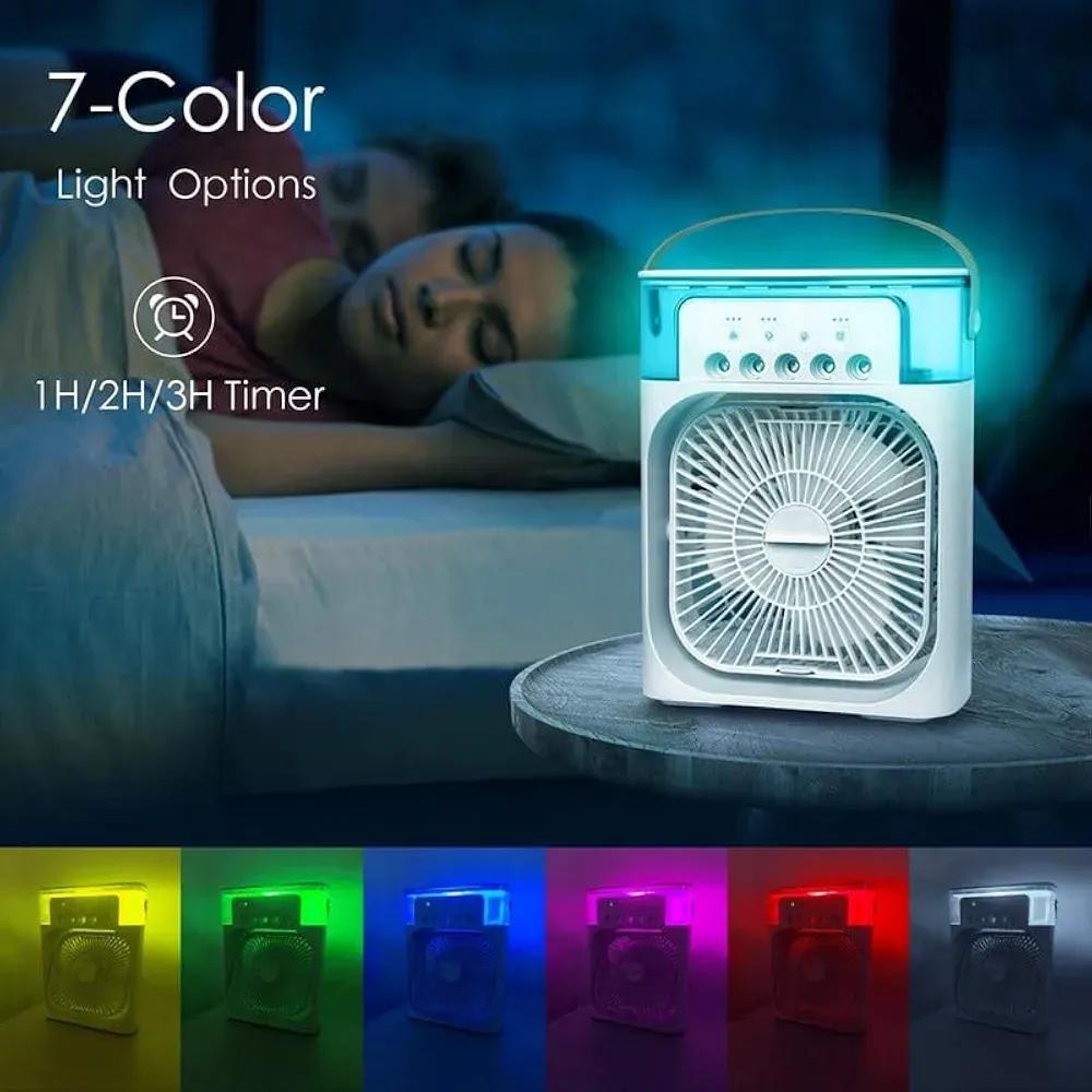 Mini Air Cooler Portable White ABS Lightweight