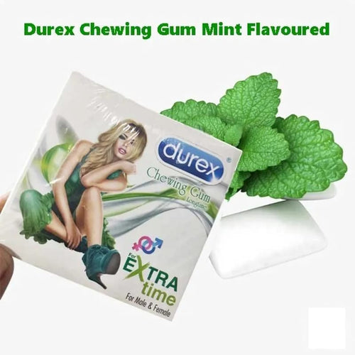 Durex Strawberry All Flovours Chewing Gum Long Time For Male & Female